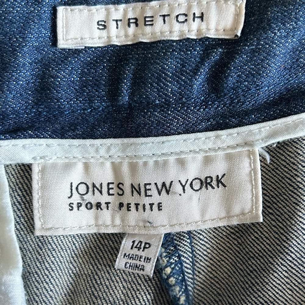 Jones New York Sport Petite Women’s Stretch Jeans – Size 14P - Picture 5 of 8